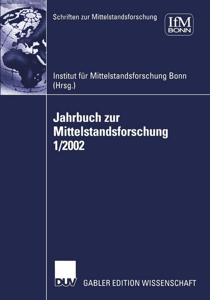 Produktbild: Jahrbuch zur Mittelstandsforschung 1/2002