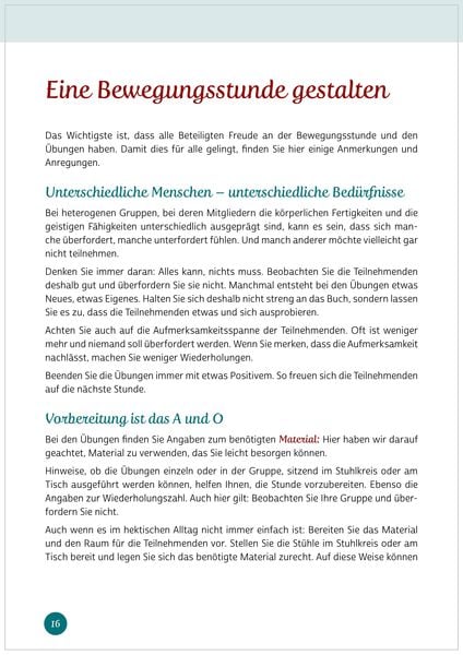 Produktbild: Aktives Ged&auml;chtnistraining f&uuml;r Senioren mit Bewegungen. So halten Sie Kopf und K&ouml;rper fit