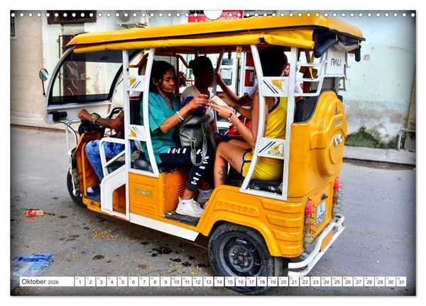 Produktbild: ECO TAXI - Umweltfreundlich in die Zukunft (Wandkalender 2026 DIN A3 quer), CALVENDO Monatskalender