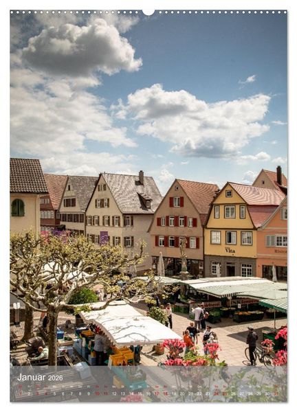 Produktbild: Bietigheim Altstadt (Wandkalender 2026 DIN A2 hoch), CALVENDO Monatskalender