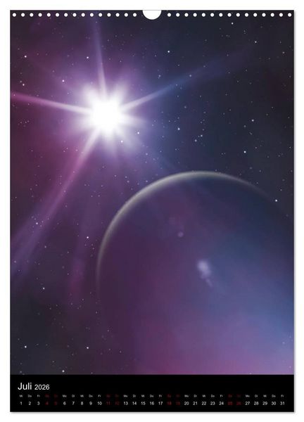 Produktbild: Weit entfernte Welten (Wandkalender 2026 DIN A3 hoch), CALVENDO Monatskalender