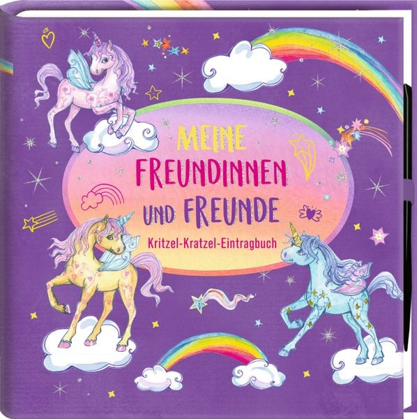 Produktbild: Kritzel-Kr.Freundebuch: Einhorn-Paradies - Meine Freund.&Fr.