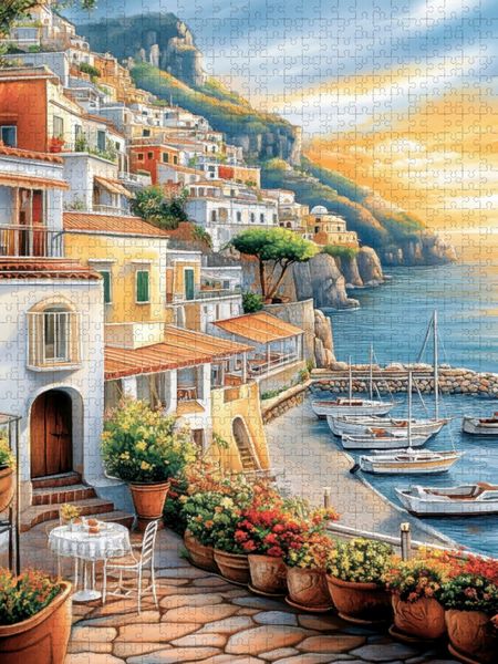 Produktbild: CALVENDO Puzzle Zauberhafte Amalfik&uuml;ste | 2000 Teile Lege-Gr&ouml;&szlig;e 90x67cm Foto-Puzzle f&uuml;r gl&uuml;ckliche Stunden