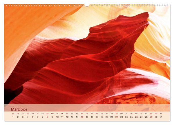 Produktbild: Der Antelope Canyon (hochwertiger Premium Wandkalender 2026 DIN A2 quer), Kunstdruck in Hochglanz