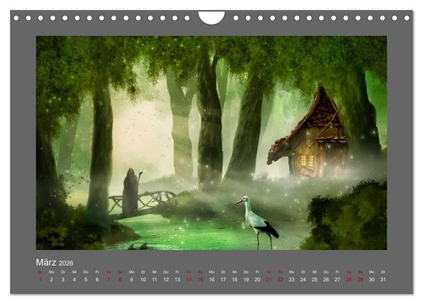 Produktbild: Weg des Zauberers (Wandkalender 2026 DIN A4 quer), CALVENDO Monatskalender
