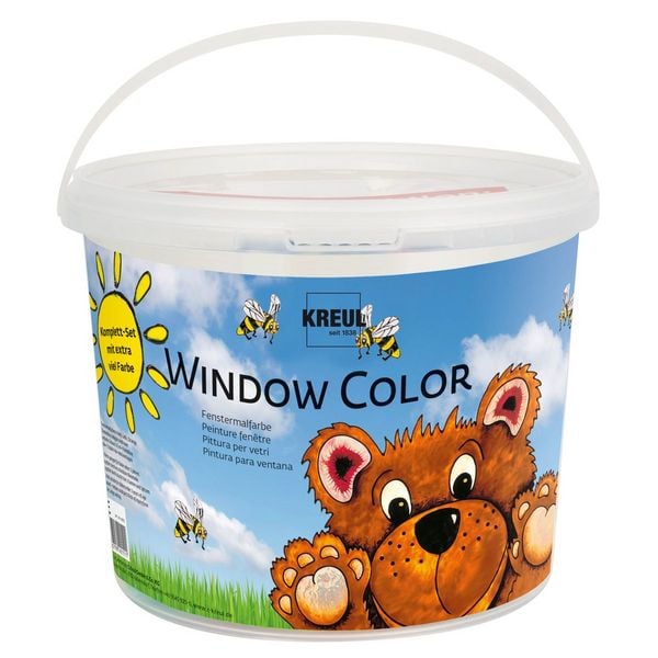 Produktbild: KREUL Window Color Set Powerpack B&auml;r 7 x 125 ml