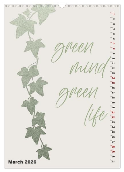 Produktbild: Love your planet (Wall Calendar 2026 DIN A3 portrait), CALVENDO 12 Month Wall Calendar