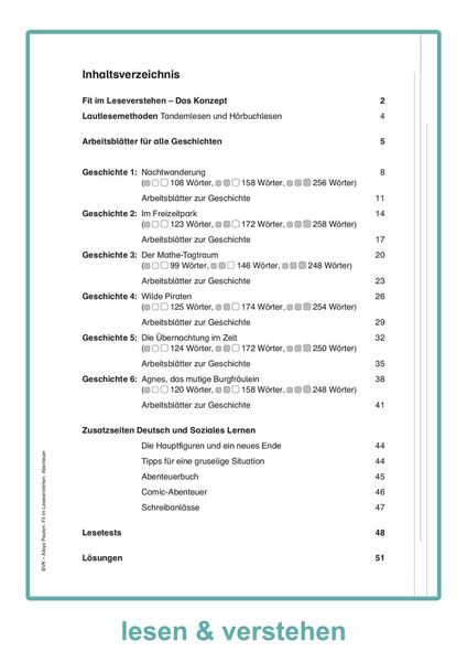 Produktbild: Fit im Leseverstehen &ndash; Abenteuer