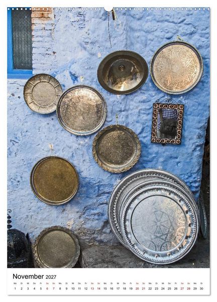 Produktbild: Marokko - Chefchaouen (hochwertiger Premium Wandkalender 2027 DIN A2 hoch), Kunstdruck in Hochglanz