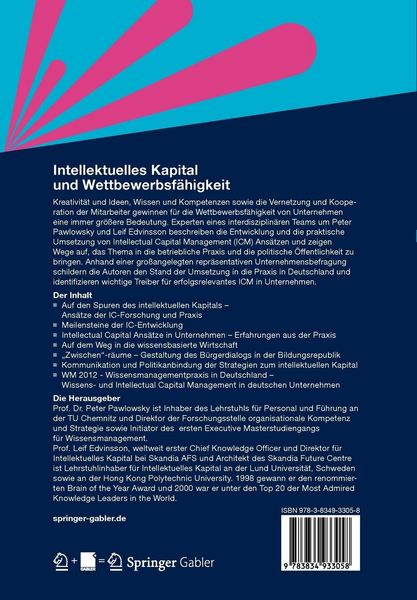 Produktbild: Intellektuelles Kapital und Wettbewerbsf&auml;higkeit