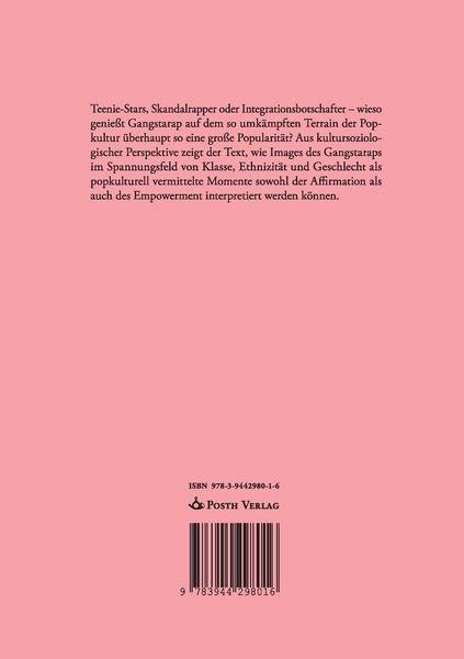 Produktbild: Deutscher Gangstarap. Zwischen Affirmation und Empowerment
