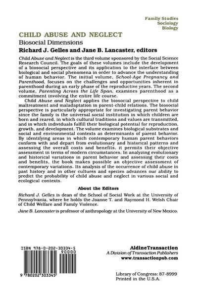 Produktbild: Child Abuse and Neglect