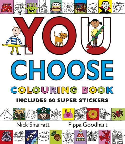 Produktbild: You Choose: Colouring Book with Stickers