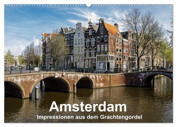 Produktbild: Amsterdam - Impressionen aus dem Grachtengordel (Wandkalender 2026 DIN A2 quer), CALVENDO Monatskalender