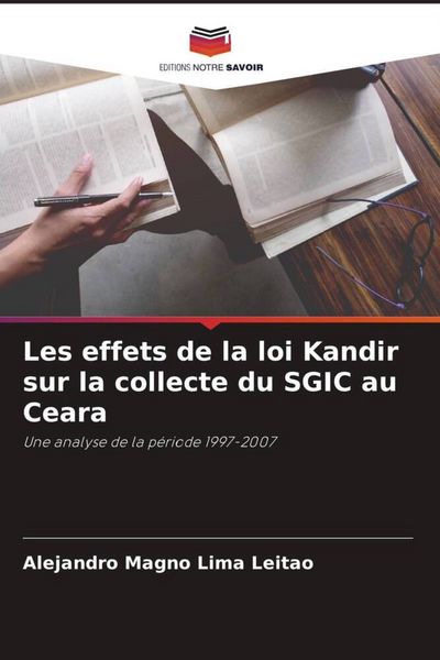 Produktbild: Les effets de la loi Kandir sur la collecte du SGIC au Ceara
