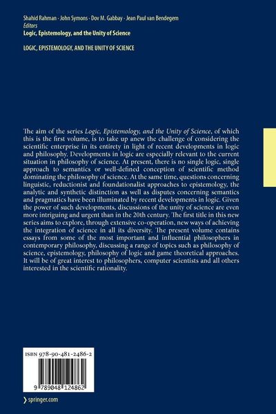 Produktbild: Logic, Epistemology, and the Unity of Science