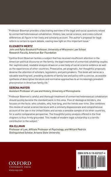 Produktbild: Unmarried Couples, Law, and Public Policy