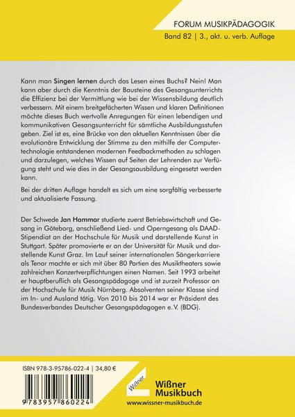 Produktbild: Gesang lehren und lernen im Spannungsfeld zwischen Instinkt und Wissenschaft