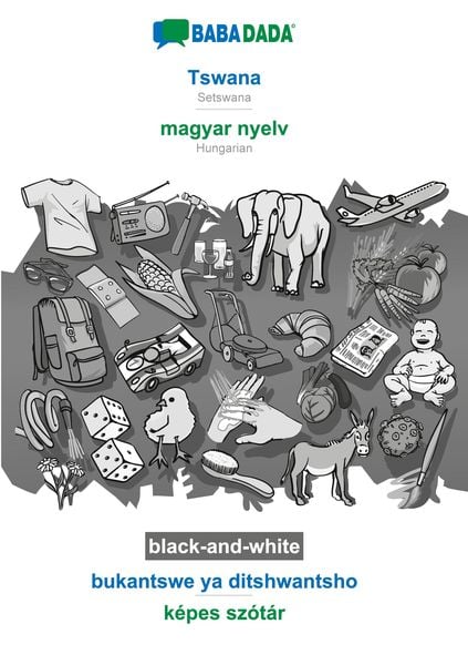 Produktbild: Tswana - magyar nyelv, bukantswe ya ditshwantsho, BW