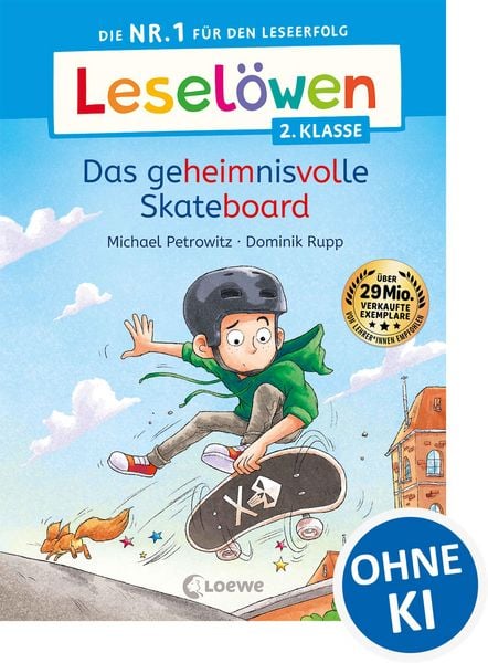 Produktbild: Lesel&ouml;wen 2. Klasse - Das geheimnisvolle Skateboard