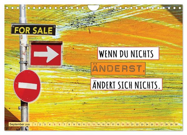Produktbild: Erfolg hat 3 Buchstaben TUN (Wandkalender 2026 DIN A4 quer), CALVENDO Monatskalender
