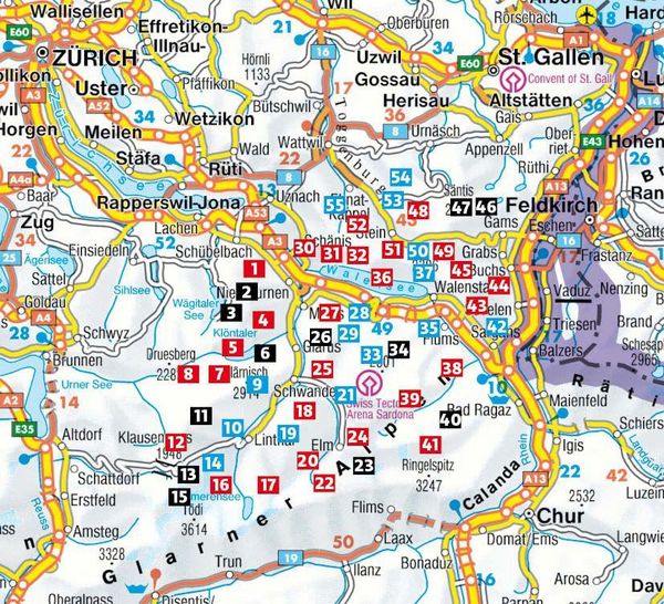 Produktbild: ROTHER Wanderf&uuml;hrer Glarnerland