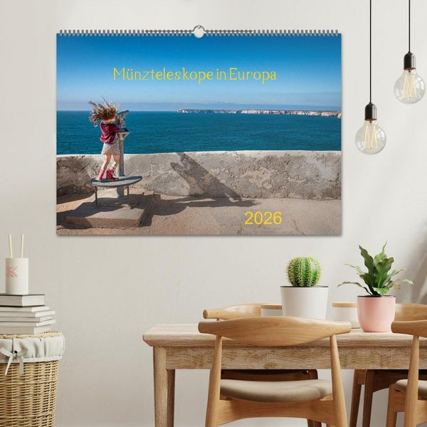 Produktbild: M&uuml;nzteleskope in Europa (Wandkalender 2026 DIN A2 quer), CALVENDO Monatskalender