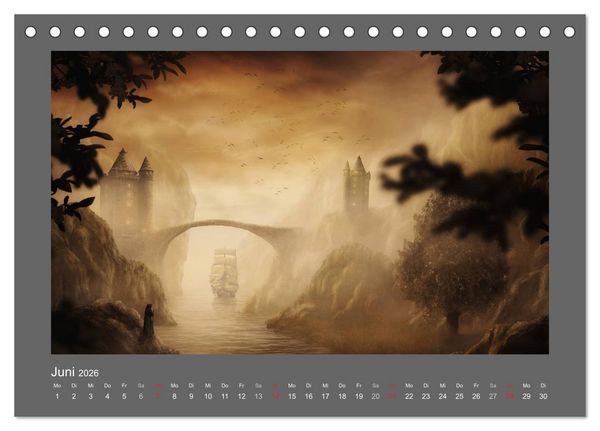 Produktbild: Zauber des Lichtes (Tischkalender 2026 DIN A5 quer), CALVENDO Monatskalender