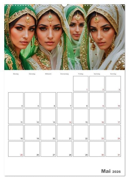 Produktbild: Frauen des Sultans (hochwertiger Premium Wandkalender 2026 DIN A2 hoch), Kunstdruck in Hochglanz