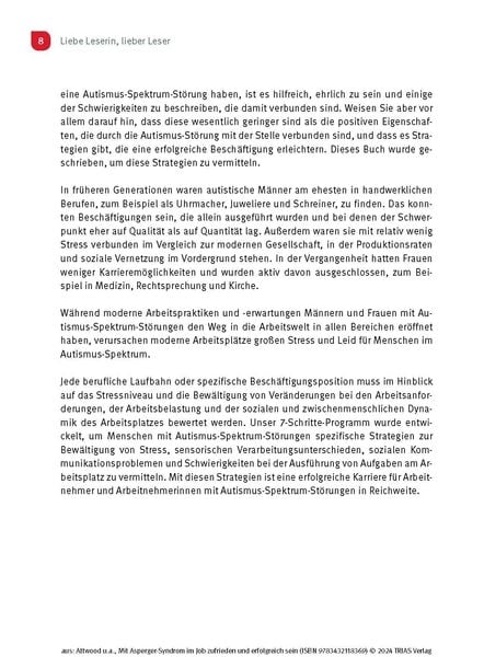 Produktbild: Mit Asperger-Syndrom im Job zufrieden und erfolgreich sein