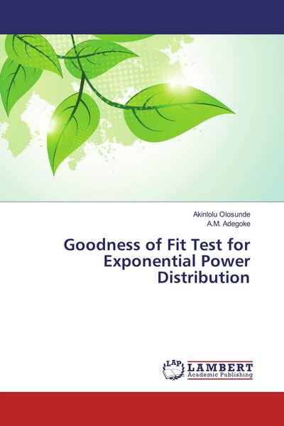 Produktbild: Goodness of Fit Test for Exponential Power Distribution