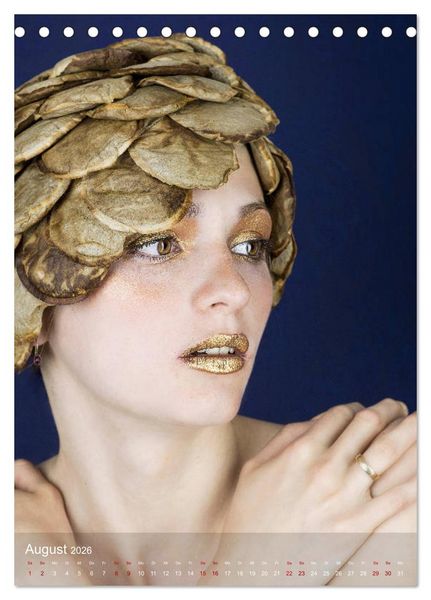Produktbild: beauty faces - fotografien von michael allmaier (Tischkalender 2026 DIN A5 hoch), CALVENDO Monatskalender