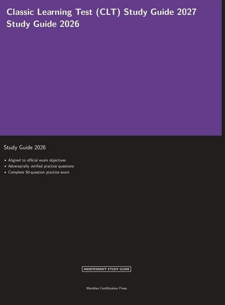 Produktbild: Classic Learning Test (CLT) Study Guide 2027