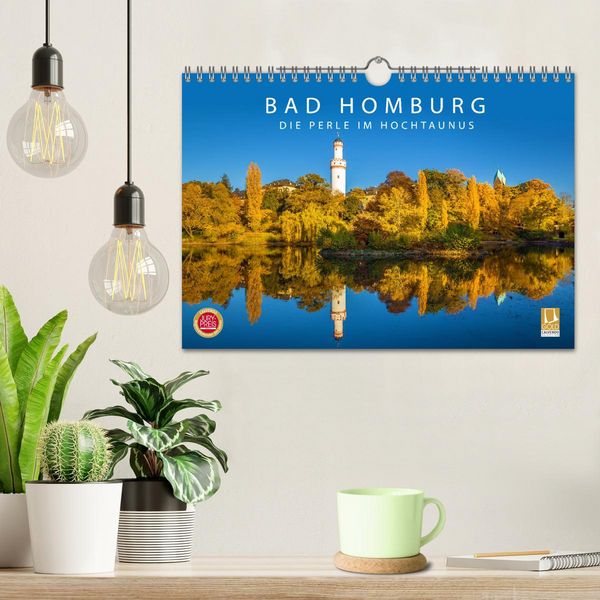Produktbild: Bad Homburg - Die Perle im Hochtaunus (Wandkalender 2026 DIN A4 quer), CALVENDO Monatskalender