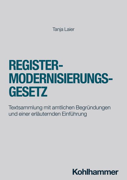 Produktbild: Registermodernisierungsgesetz