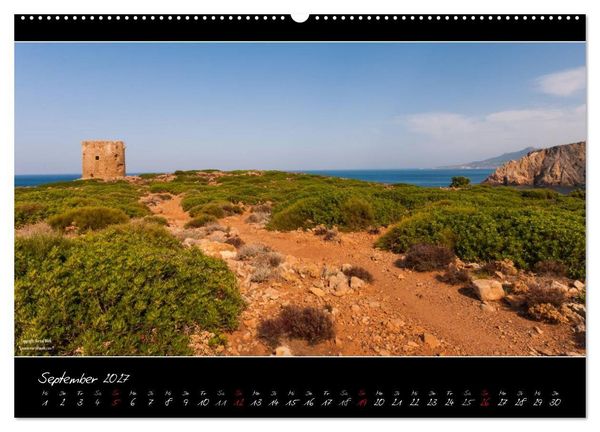 Produktbild: Sardinien Panoramakalender / CH-Version (Wandkalender 2027 DIN A2 quer), CALVENDO Monatskalender