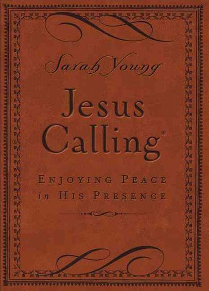 Jesus Calling, Small Brown Leathersoft, with Scripture References, Gebundene Ausgabe von Sarah Young, Harper Collins (US), 9780718042820