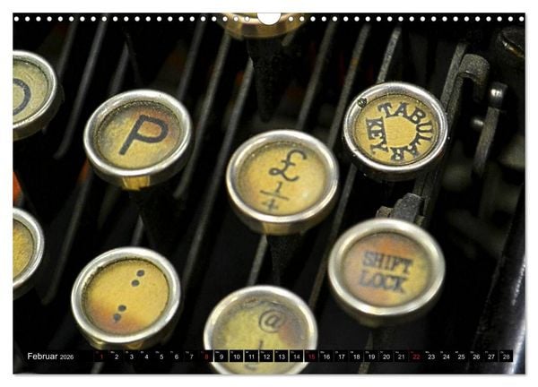 Produktbild: Antike Schreibmaschinen (Wandkalender 2026 DIN A3 quer), CALVENDO Monatskalender