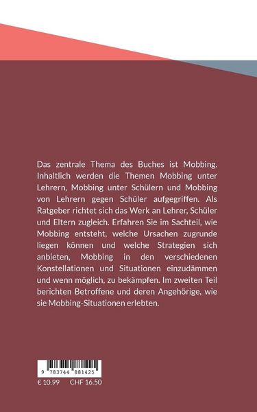 Produktbild: Mobbing in der Schule