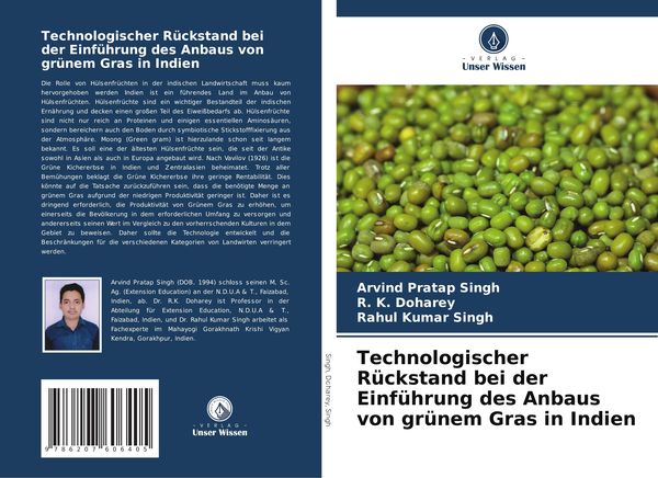 Technologischer Rückstand bei der Einführung des Anbaus von grünem Gras in Indien, Taschenbuch von Arvind Pratap Singh , R. K. Doharey , Rahul Kumar