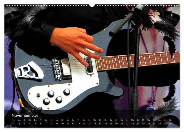 Produktbild: Rockgitarren Power (Wandkalender 2026 DIN A2 quer), CALVENDO Monatskalender