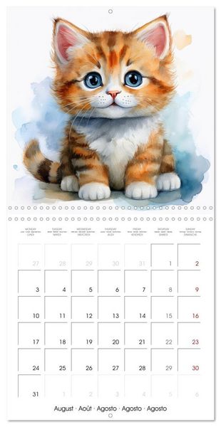 Produktbild: Renard Rexi et ses amis - mon premier agenda (Calendrier mural carr&eacute; 2026 30x30 cm) Calendrier double avec une page pour vos prises de notes