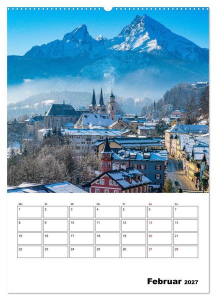 Produktbild: Berchtesgadener Land - Faszination zwischen Watzmann und K&ouml;nigssee (hochwertiger Premium Wandkalender 2027 DIN A2 hoch), Kunstdruck in Hochglanz