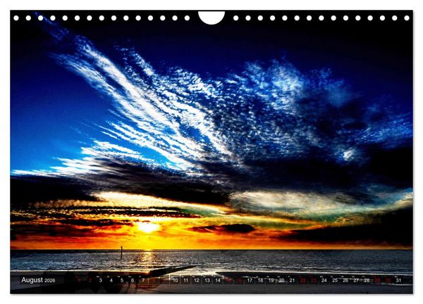 Produktbild: Bis zum Horizont. Der Himmel &uuml;ber Norddeutschland. (Wandkalender 2026 DIN A4 quer), CALVENDO Monatskalender