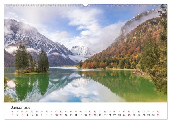 Produktbild: Bezaubernde Bergseen (Wandkalender 2026 DIN A2 quer), CALVENDO Monatskalender
