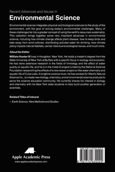 Produktbild: Recent Advances and Issues in Environmental Science