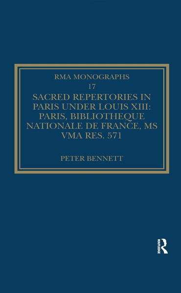 Produktbild: Sacred Repertories in Paris under Louis XIII
