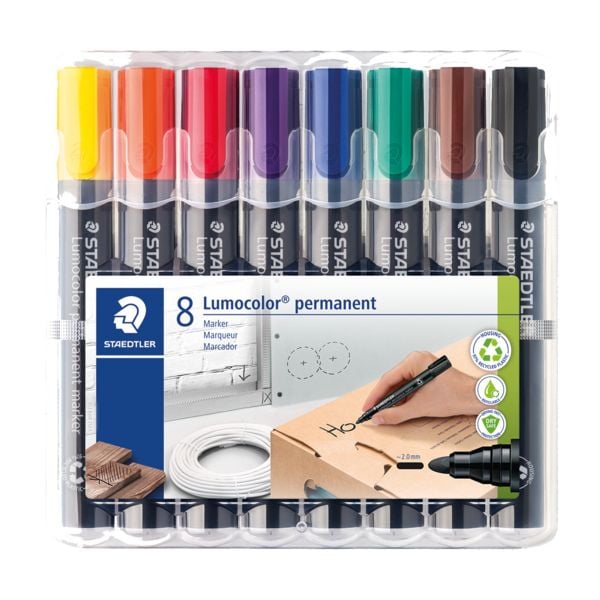 Produktbild: STAEDTLER Permanent Marker Lumocolor 8er Set