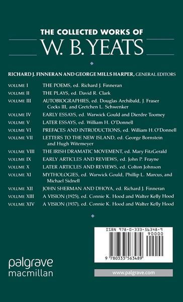 Produktbild: The Collected Works of W.B. Yeats