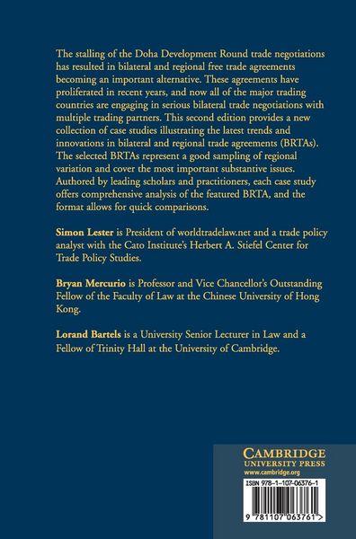 Produktbild: Bilateral and Regional Trade Agreements